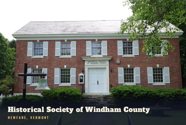 Newfane Historical Society of Windham County Postcard artwork detail