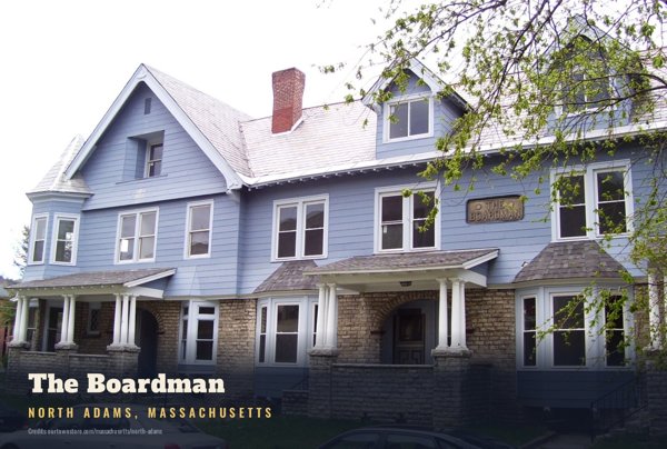 North Adams The Boardman Postcard artwork detail