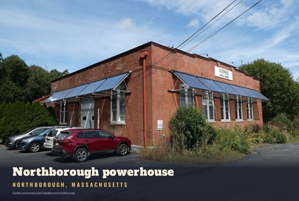 Northborough Northborough powerhouse Postcard artwork detail