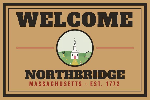 Northbridge Welcome Doormat artwork detail