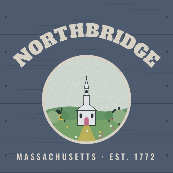 Northbridge Hometown Wood Sign artwork detail