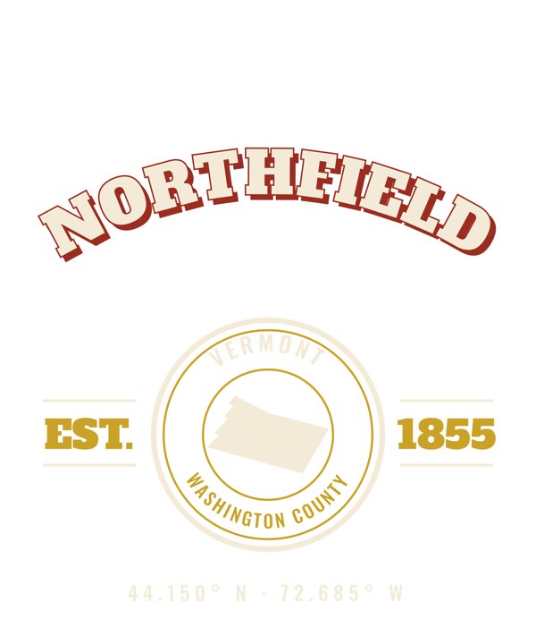 Northfield Est. Tee artwork detail