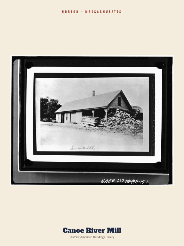 Norton Canoe River Mill Archive Print artwork detail