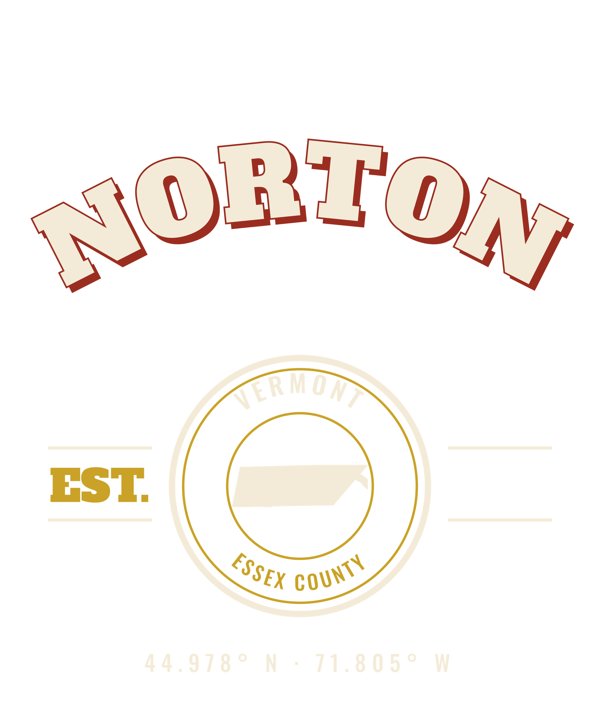 Norton Est. Tee artwork detail