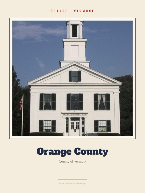 Orange Orange County Landmark Print artwork detail
