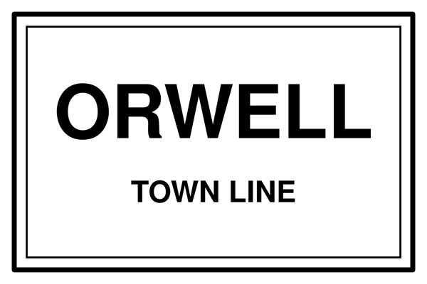 Orwell Cork Coaster artwork detail
