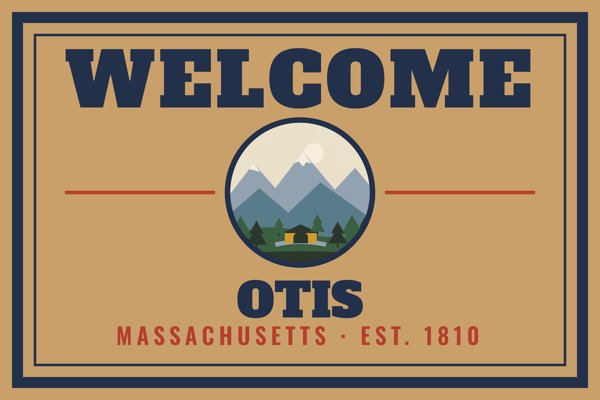 Otis Welcome Doormat artwork detail