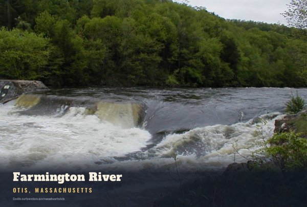 Otis Farmington River Postcard artwork detail