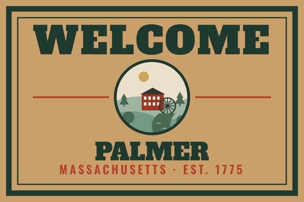 Palmer Welcome Doormat artwork detail