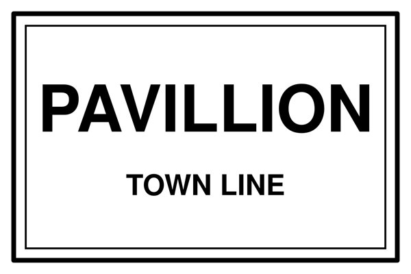 Pavillion Cork Coaster artwork detail
