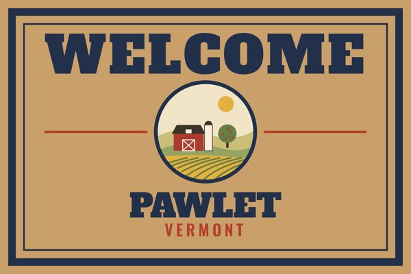 Pawlet Welcome Doormat artwork detail