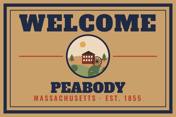 Peabody Welcome Doormat artwork detail