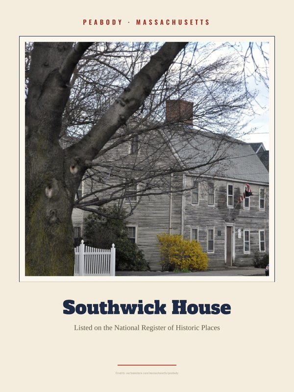 Peabody Southwick House Landmark Print artwork detail