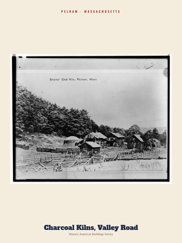 Pelham Charcoal Kilns, Valley Road Archive Print artwork detail
