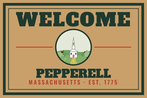 Pepperell Welcome Doormat artwork detail