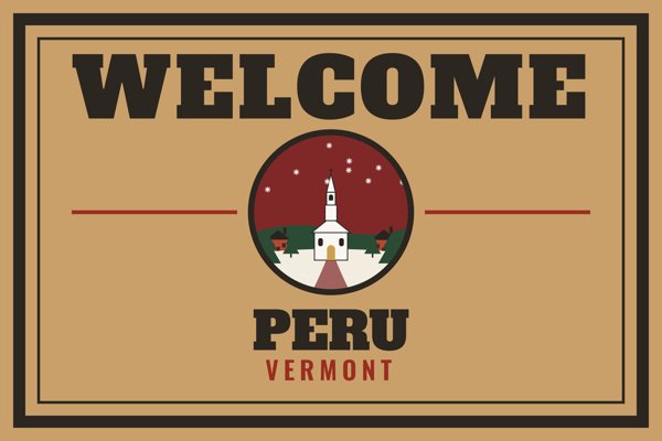 Peru Welcome Doormat artwork detail