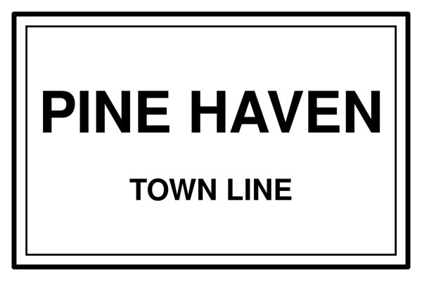 Pine Haven Cork Coaster artwork detail