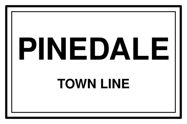 Pinedale Cork Coaster artwork detail