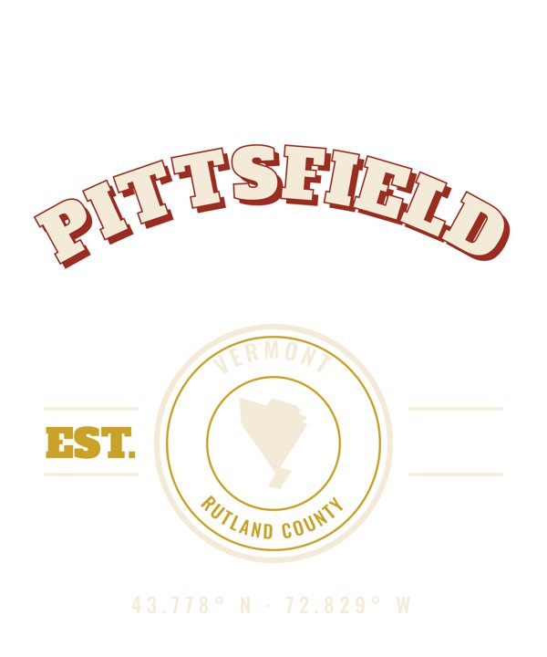 Pittsfield Est. Tee artwork detail