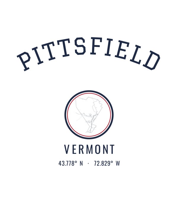 Pittsfield Hometown Ornament artwork detail