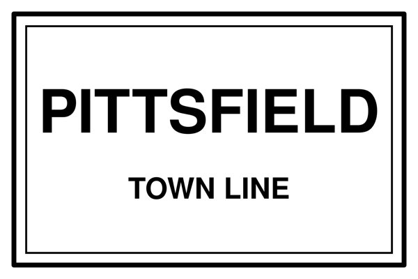 Pittsfield Town Line Mug artwork detail
