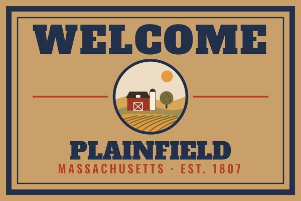 Plainfield Welcome Doormat artwork detail