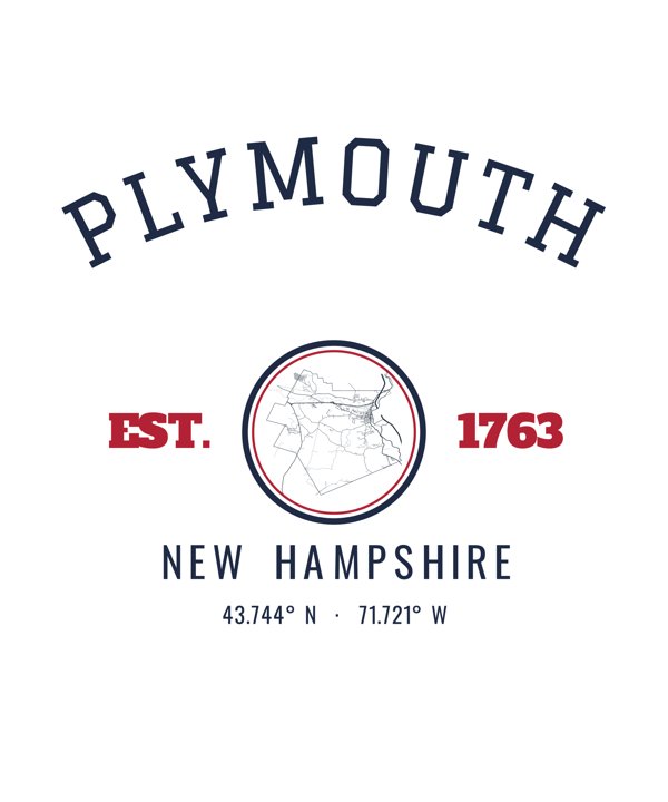 Plymouth Est. Tumbler artwork detail