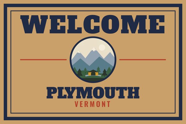 Plymouth Welcome Doormat artwork detail