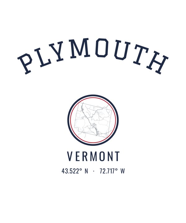Plymouth Hometown Ornament artwork detail