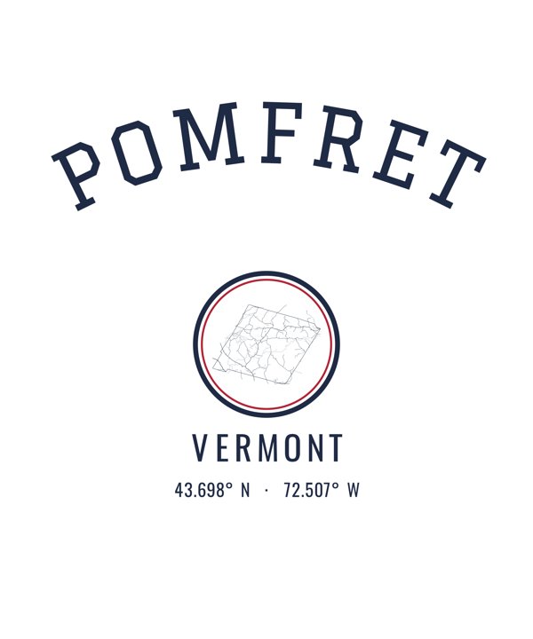 Pomfret Hometown Ornament artwork detail