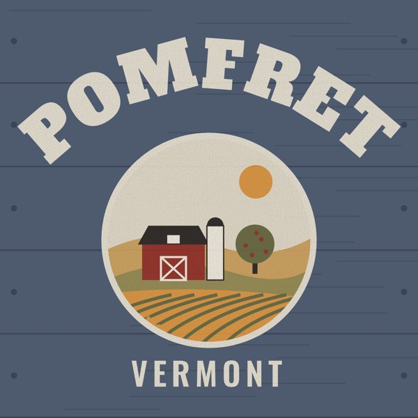 Pomfret Hometown Wood Sign artwork detail