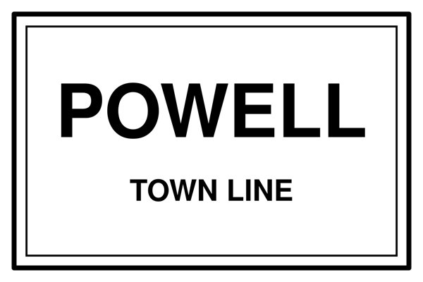 Powell Cork Coaster artwork detail