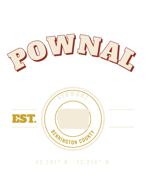 Pownal Varsity Crewneck artwork detail