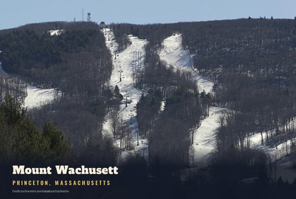 Princeton Mount Wachusett Postcard artwork detail