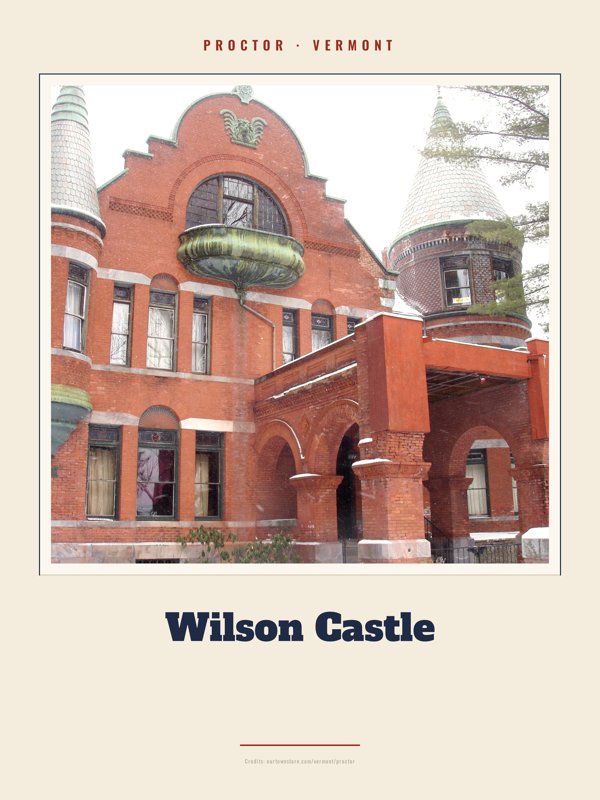Proctor Wilson Castle Landmark Print artwork detail