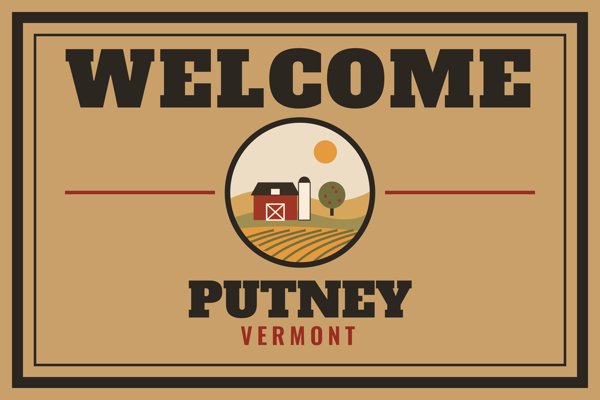 Putney Welcome Doormat artwork detail