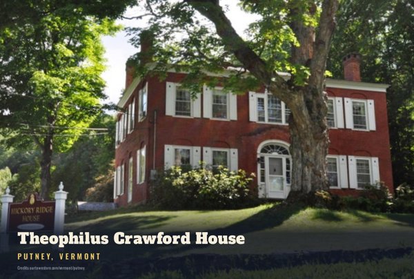 Putney Theophilus Crawford House Postcard artwork detail