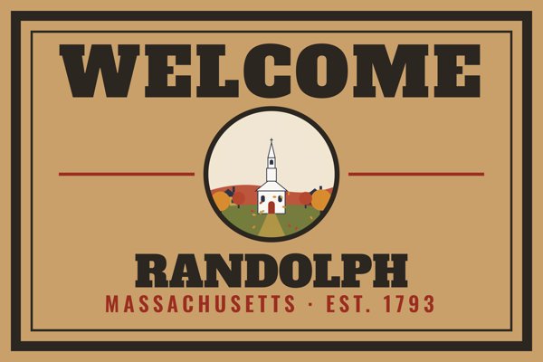 Randolph Welcome Doormat artwork detail