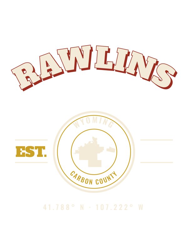 Rawlins Est. Tee artwork detail