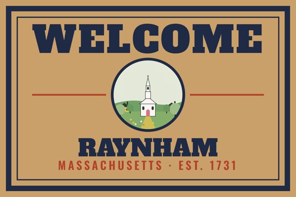 Raynham Welcome Doormat artwork detail