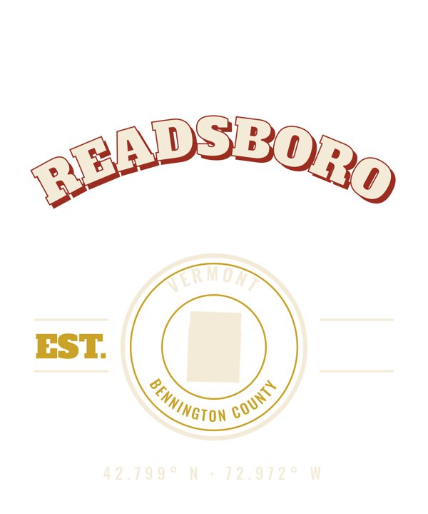 Readsboro Varsity Crewneck artwork detail