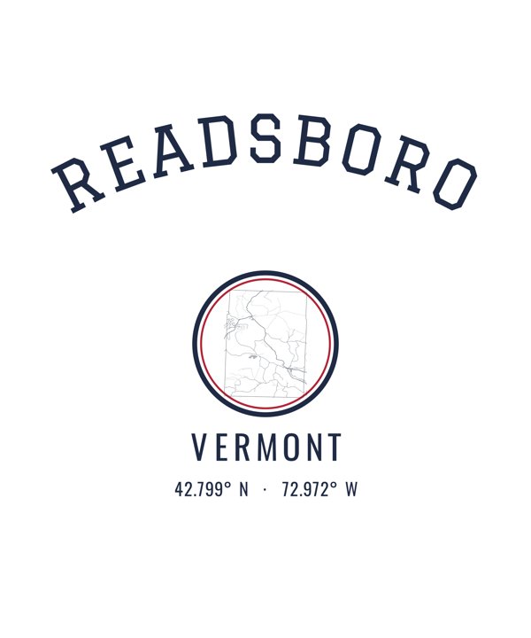 Readsboro Hometown Ornament artwork detail