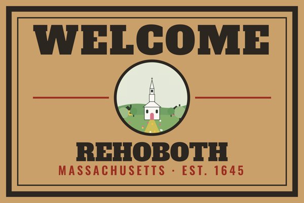 Rehoboth Welcome Doormat artwork detail