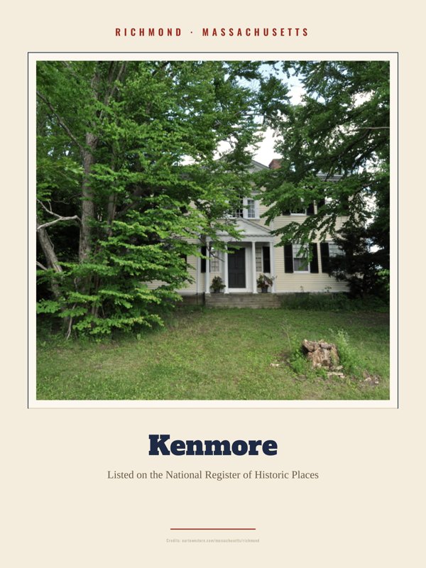Richmond Kenmore Landmark Print artwork detail