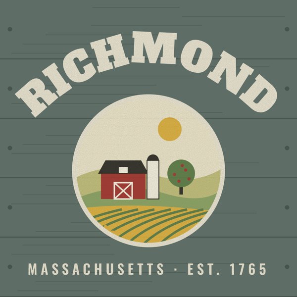 Richmond Hometown Wood Sign artwork detail