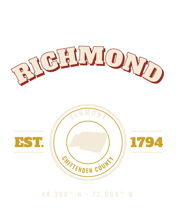 Richmond Est. Tee artwork detail