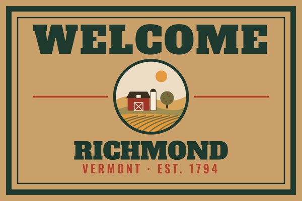 Richmond Welcome Doormat artwork detail