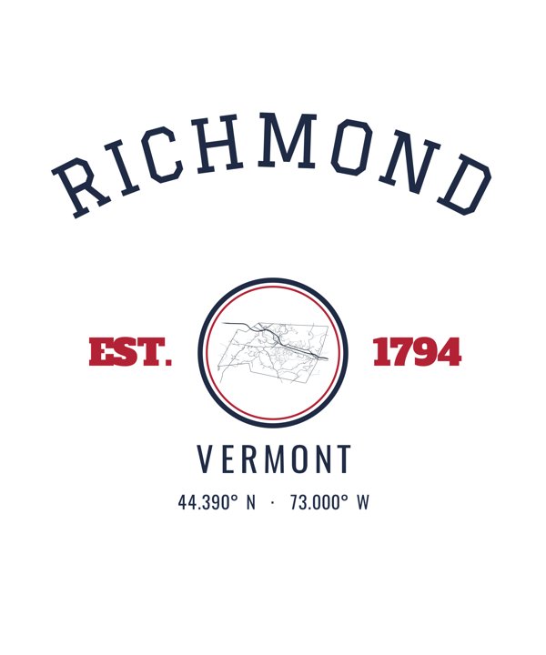 Richmond Hometown Ornament artwork detail