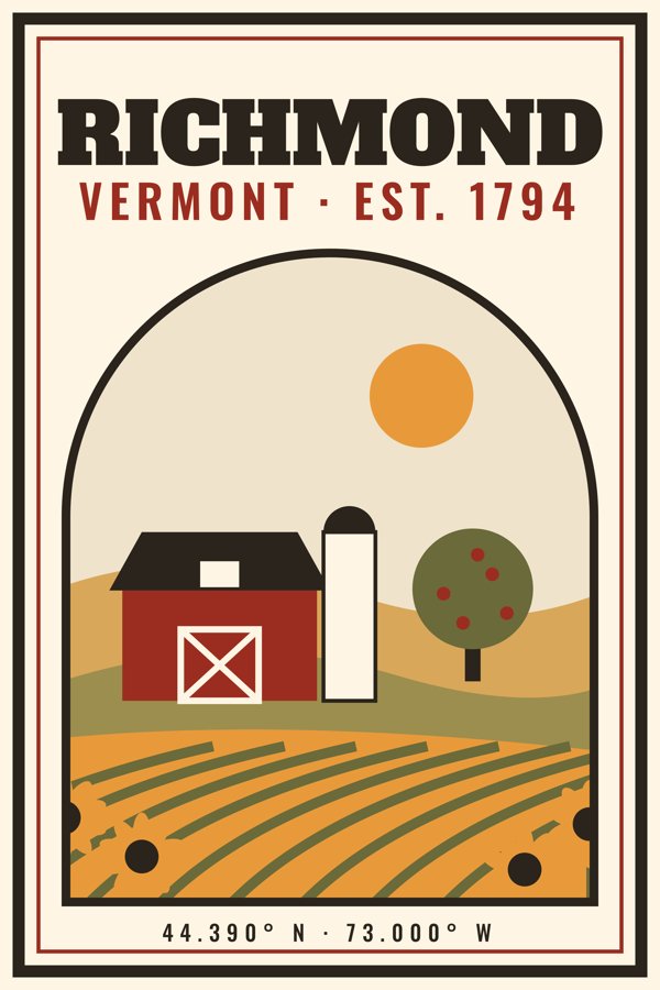 Richmond Garden Flag artwork detail