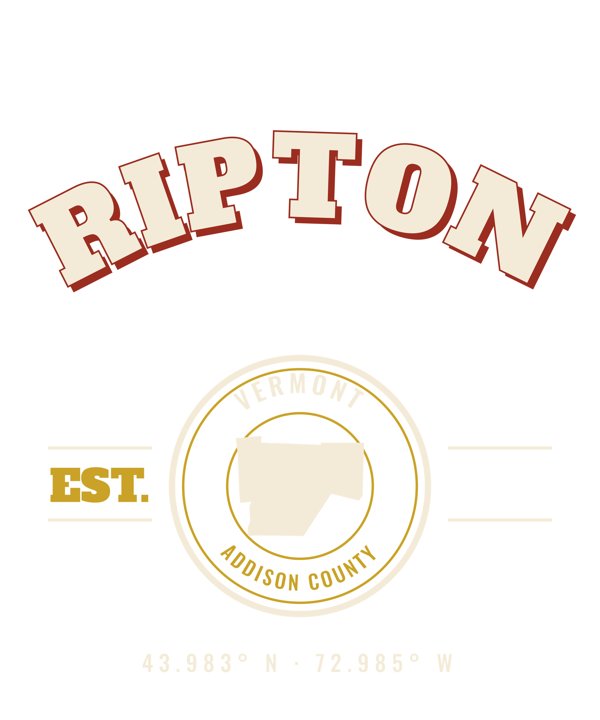 Ripton Est. Tee artwork detail